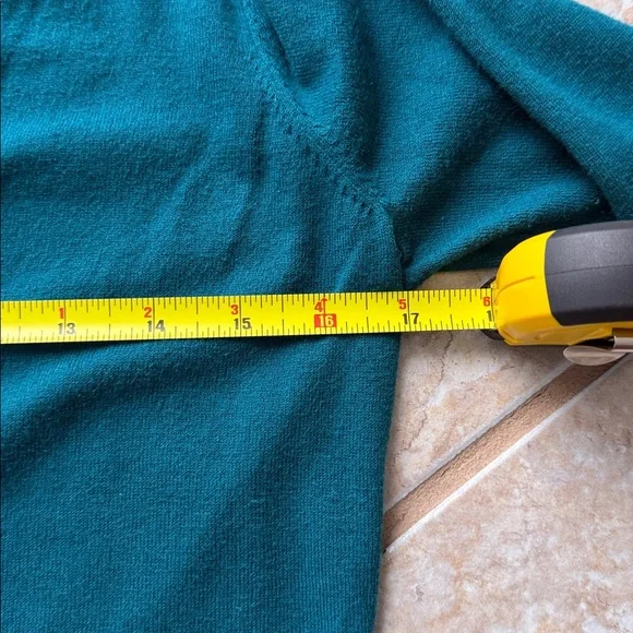 Ann Taylor Deep Teal Button-Up Cardigan - Picture 5 of 5